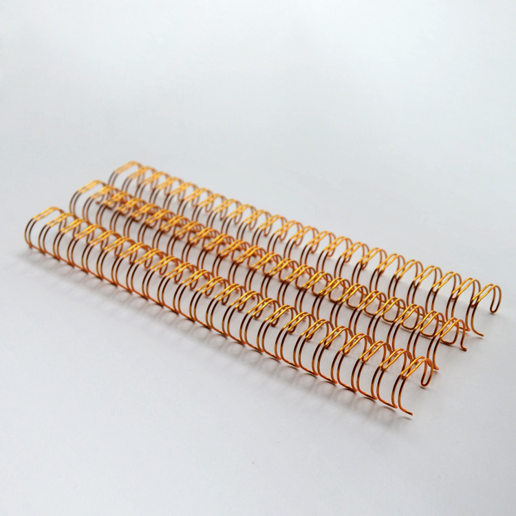 A4 Size Double Loop Ring Book Binding Metal Spiral Wire