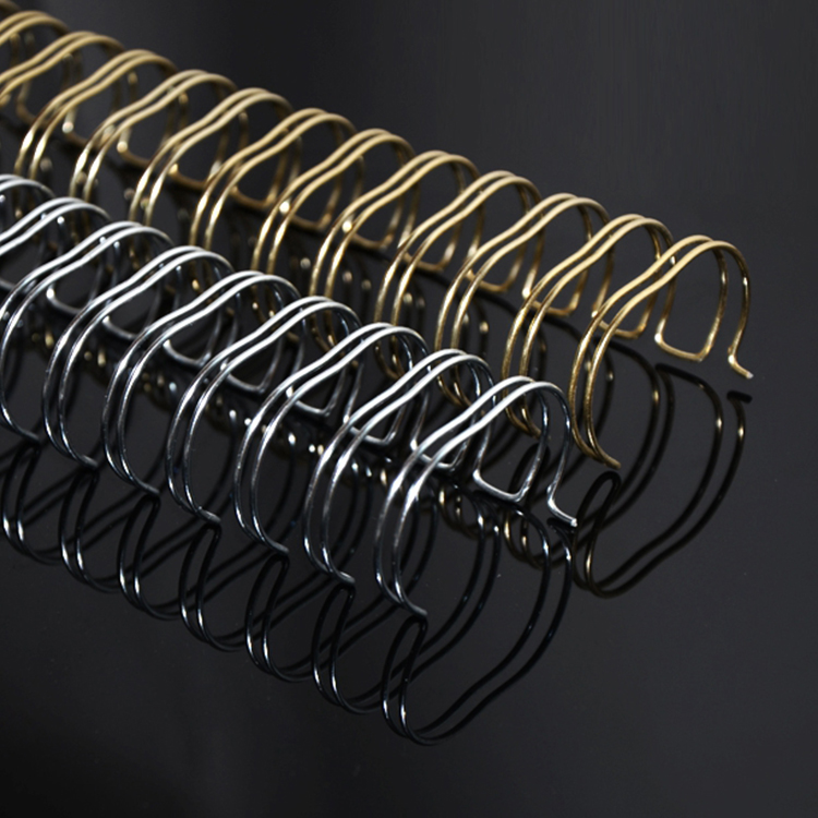 Wire-o Binding Gold Metal Spiral Coil Double O Wire